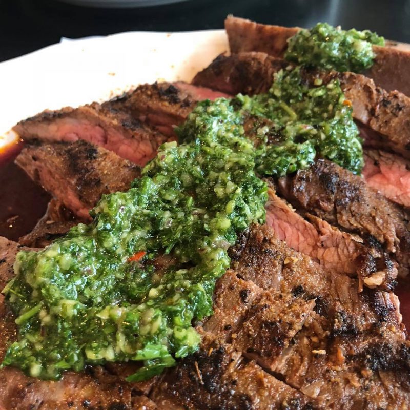 Flank Steak with Chimichurri