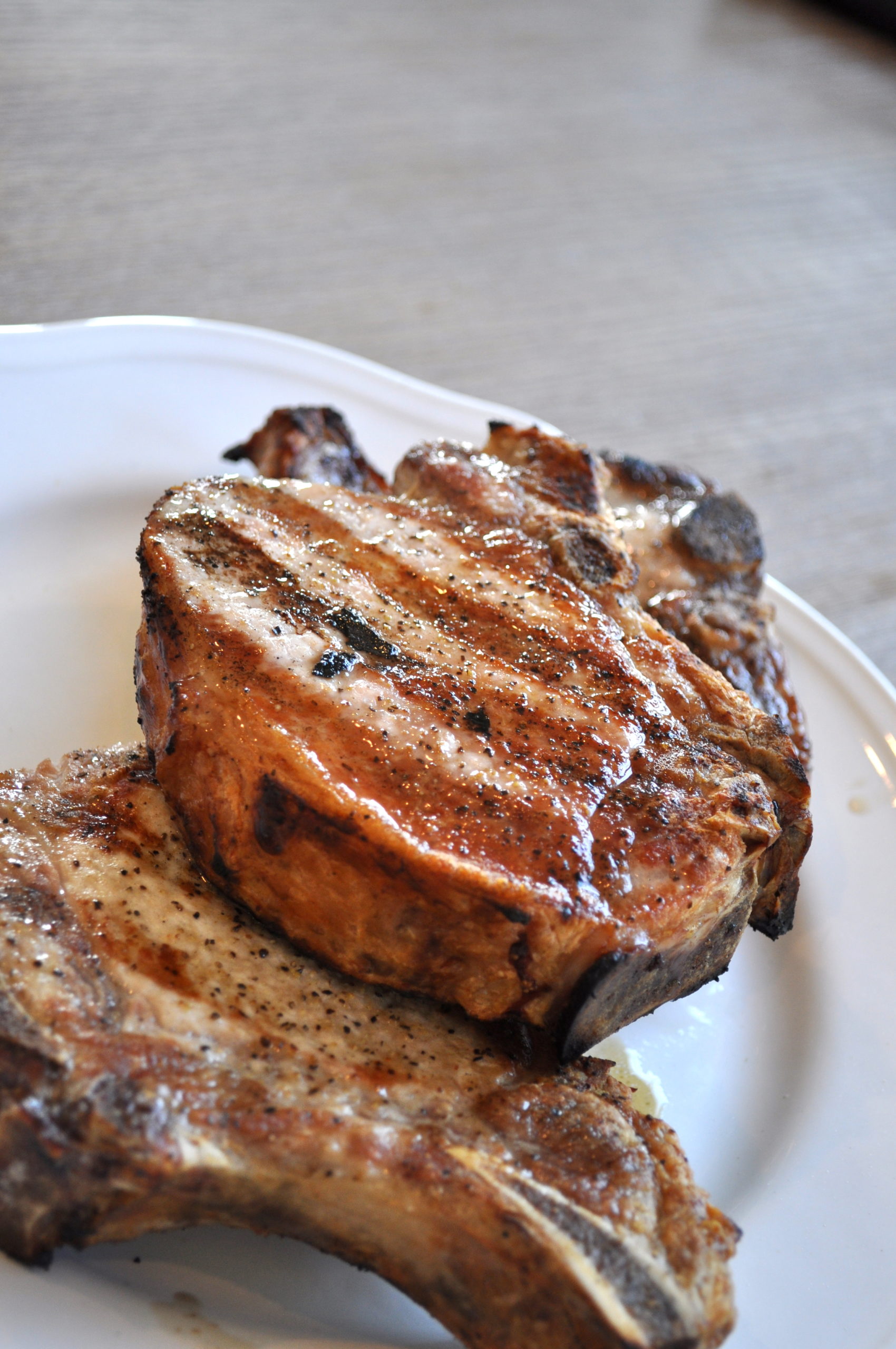 Pork Chops With Cherry Port Glaze – The Messy Mrs